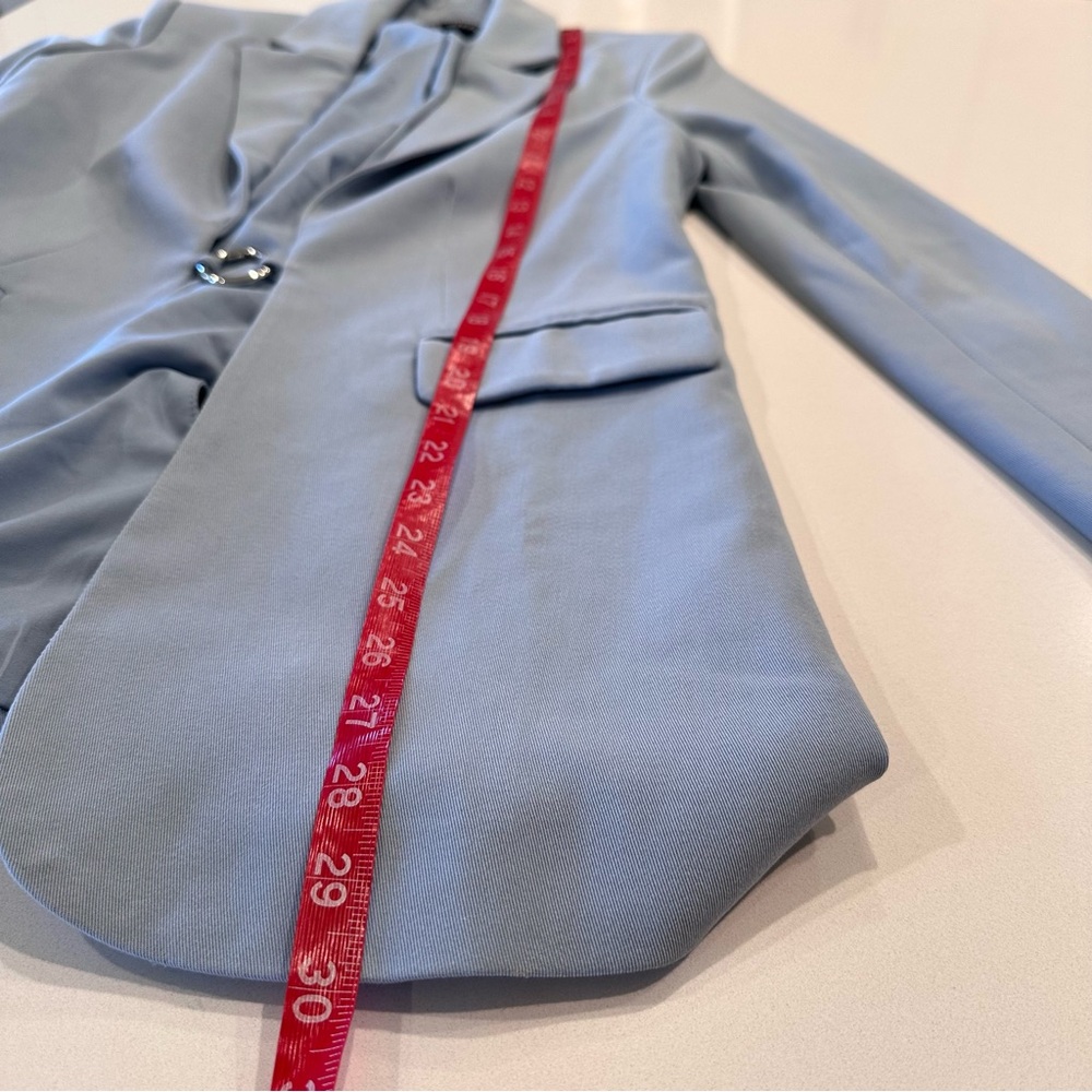 Danielle Bernstein Split Ring Blazer Size Small - image 6